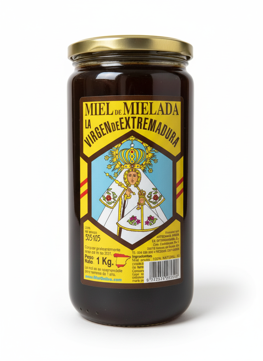 Miel Melada 1 KG Mejor Miel Extremadura