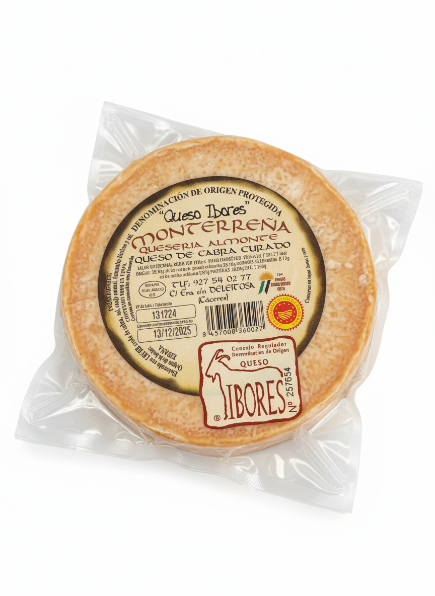 Queso de Cabra Curado Queso Ibores Moterrena