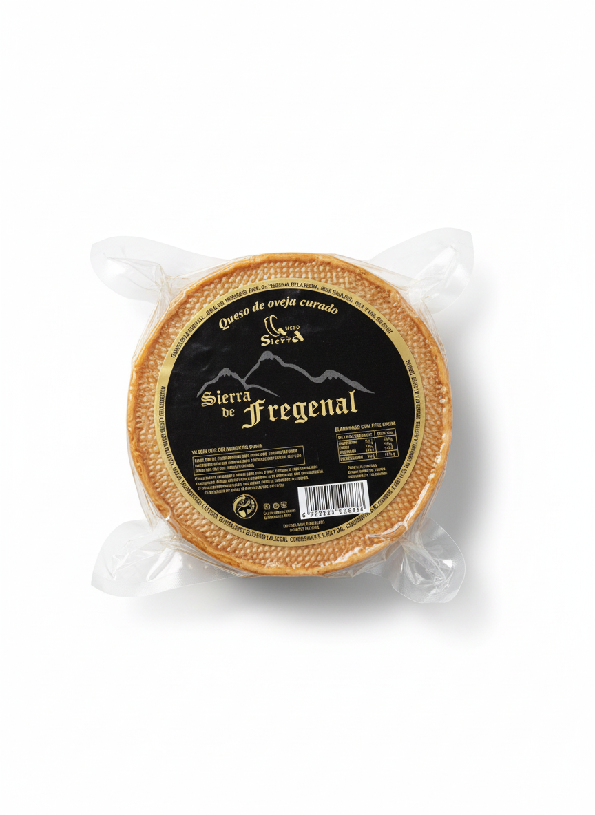 Queso Sierra de Fregenal Oveja Curado