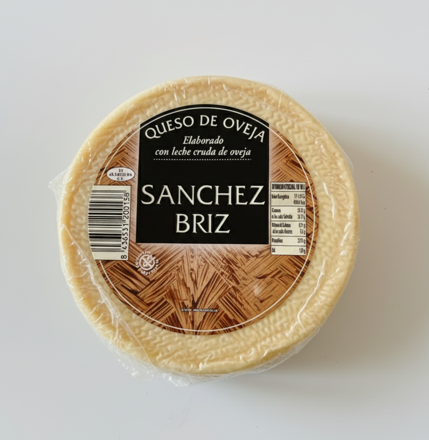 Queso de Oveja Sanchez Briz Leche Cruda de Oveja