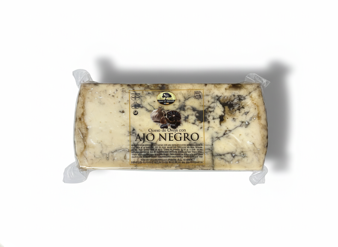 Queso de Oveja con Ajo Negro - Queso D'Miranda