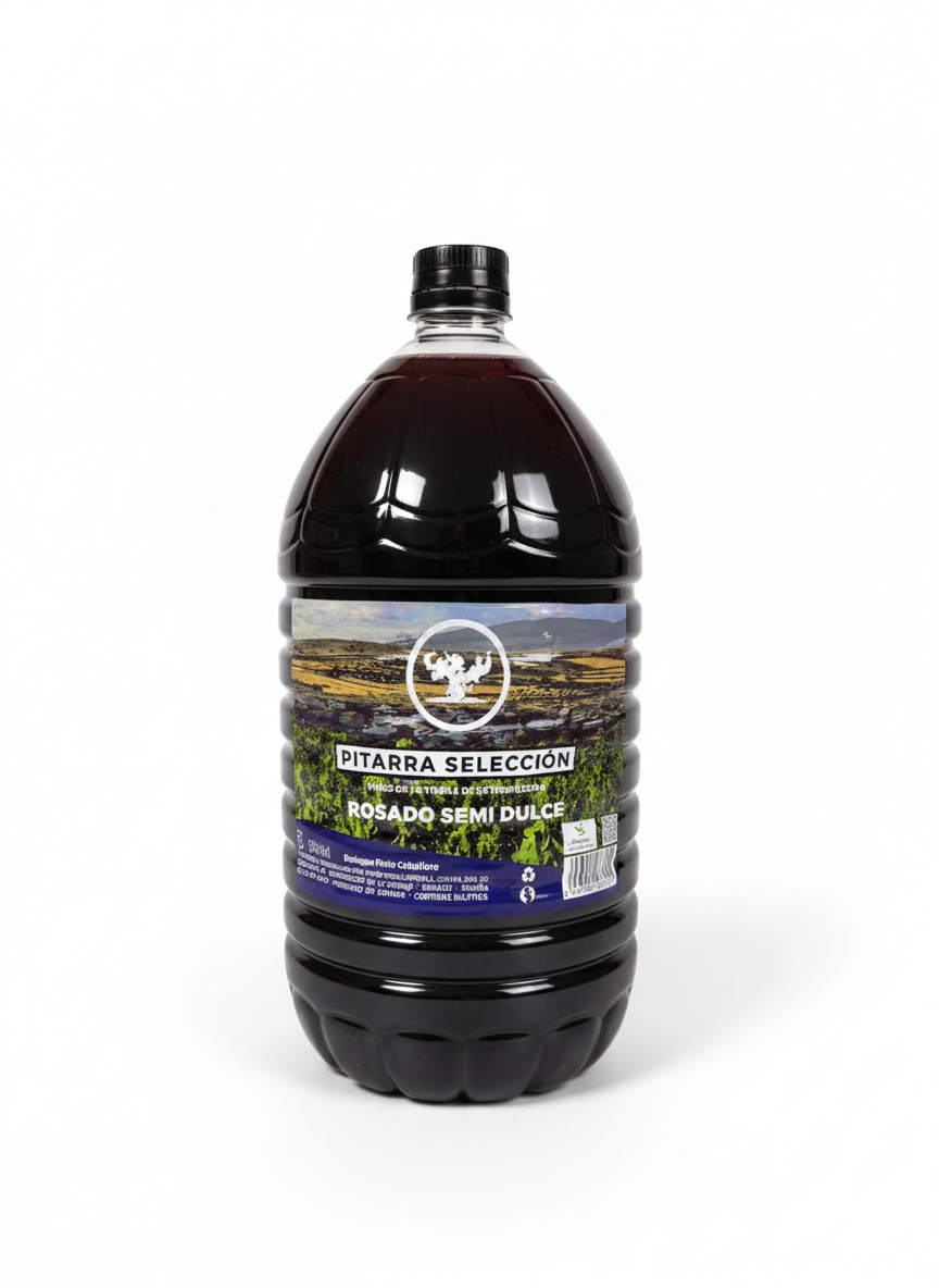 Pitarra Selección Rosado Semi Dulce - 5 Litros